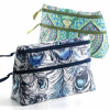 double zip cosmetic bag